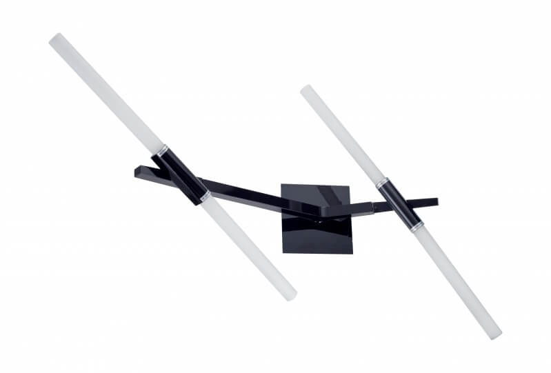 BETHEL SHINY BLACK FRAME WALL SCONCE MA29BLK