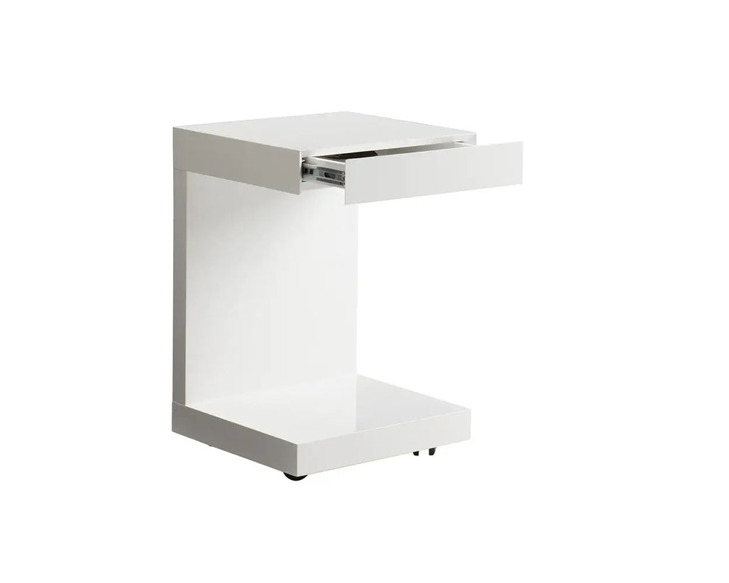 SUNPAN  36556  BACHELOR TV TABLE  White