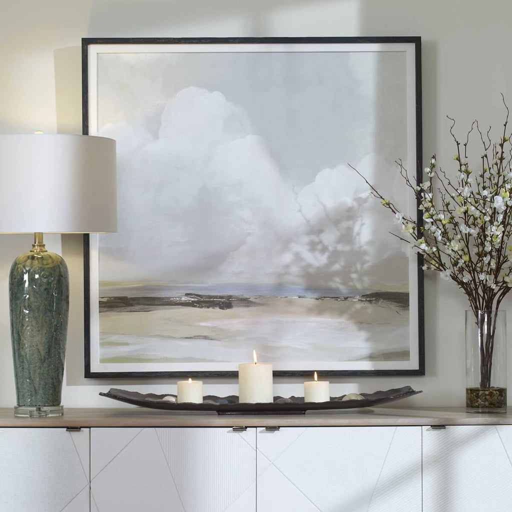 UTTERMOST SOFT CLOUDS FRAMED PRINT 41443