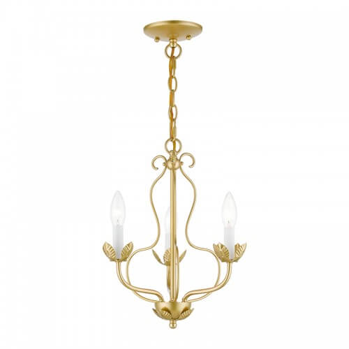LIVEX LIGHTING  KATARINA CHANDELIER SOFT GOLD  42903-33