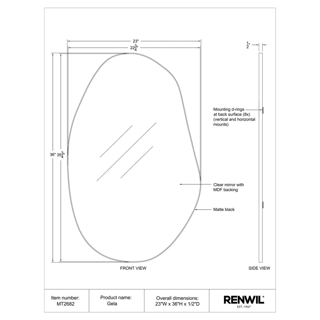 RENWIL GELA MIRROR MT2682