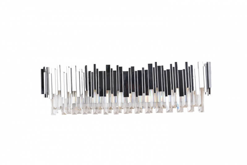 BETHEL CHROME STAINLESS STEEL FRAME WALL SCONCE MU11B-30CH