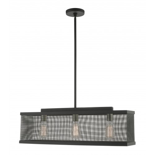 LIVEX LIGHTING Industro Linear Chandelier 46213-04