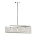 LIVEX LIGHTING Industro Linear Chandelier 46213-91