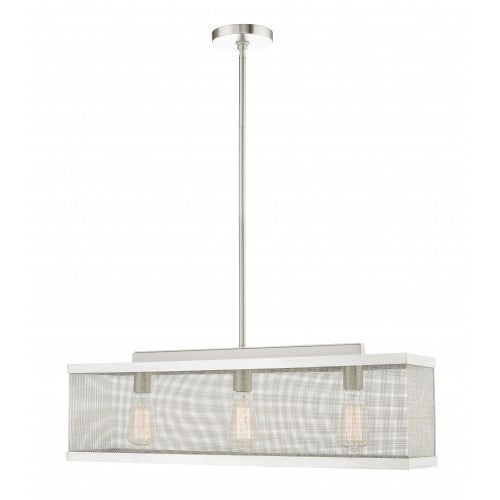 LIVEX LIGHTING Industro Linear Chandelier 46213-91