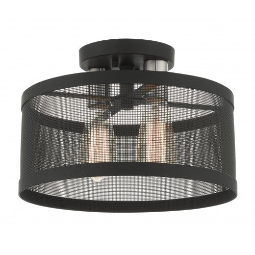 LIVEX LIGHTING Industro Ceiling Mount 46217-04