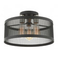 LIVEX LIGHTING Industro Ceiling Mount 46218-04