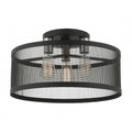 LIVEX LIGHTING Industro Ceiling Mount 46219-04