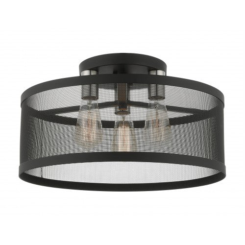 LIVEX LIGHTING Industro Ceiling Mount 46219-04