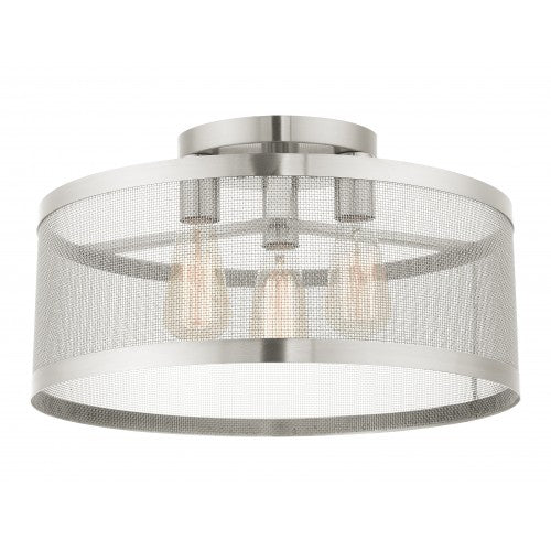 LIVEX LIGHTING Industro Ceiling Mount 46219-91