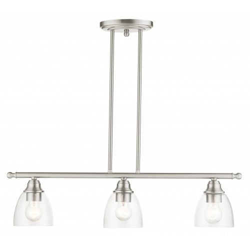 LIVEX LIGHTING Montgomery Linear Chandelier 46337-91