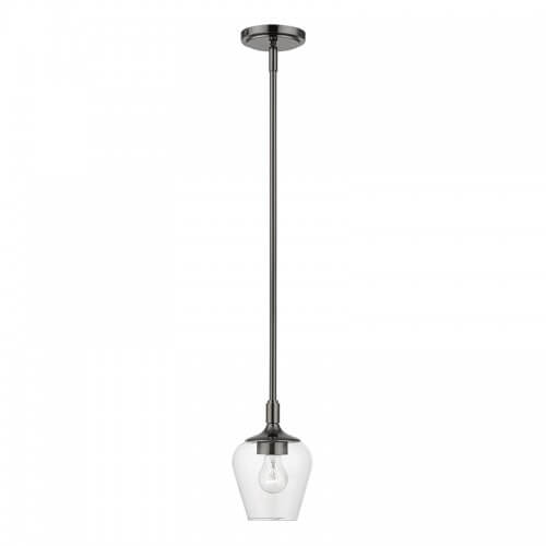 LIVEX LIGHTING WILLOW PENDANT BLACK CHROME 46721-46