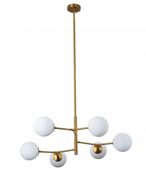 BETHEL ANTIQUE BRASS METAL FRAME CEILING FIXTURE   KJ02