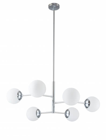 BETHEL CHROME METAL FRAME CEILING FIXTURE KJ02CH