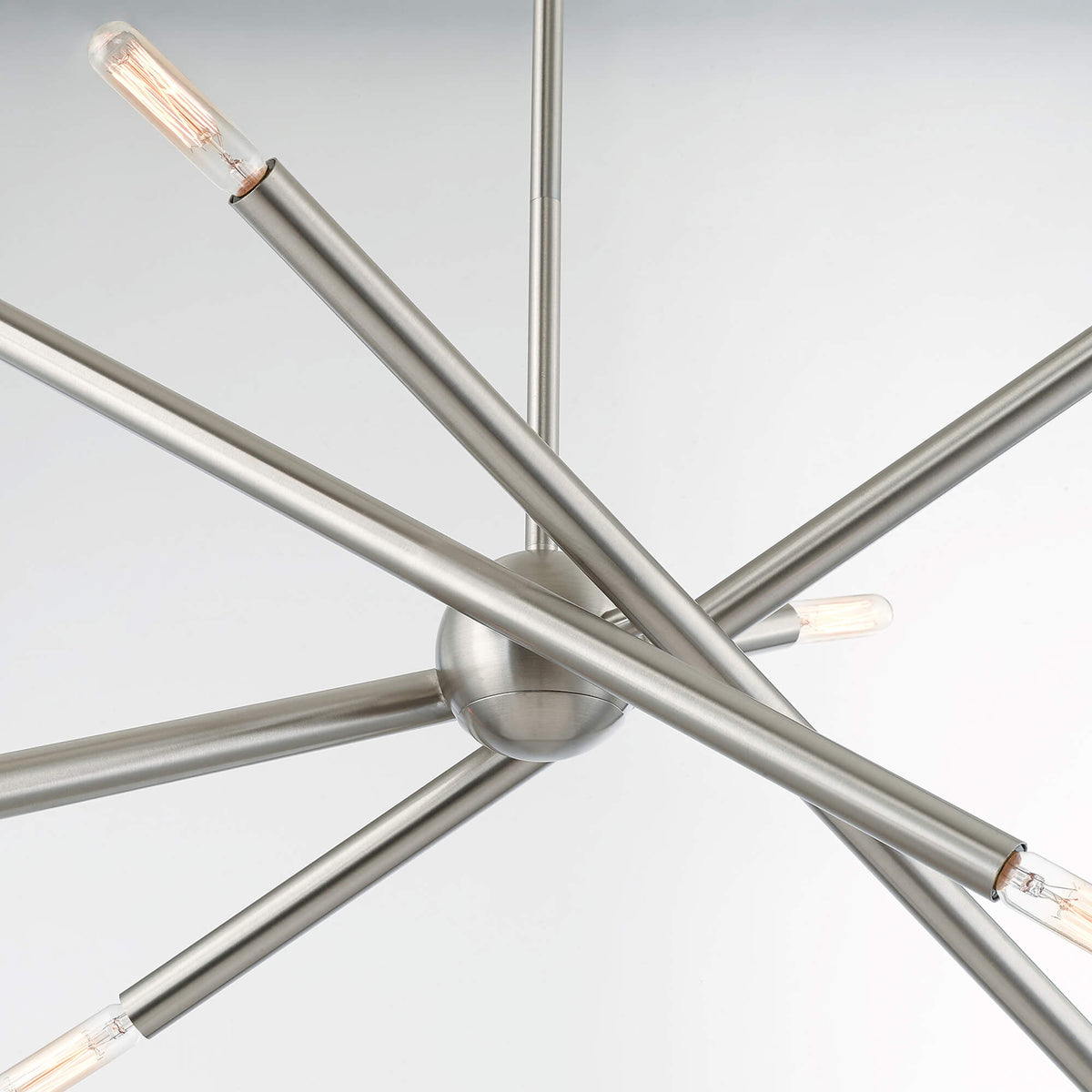 LIVEX LIGHTING Soho Linear Chandelier Brushed Nickel 46778-91