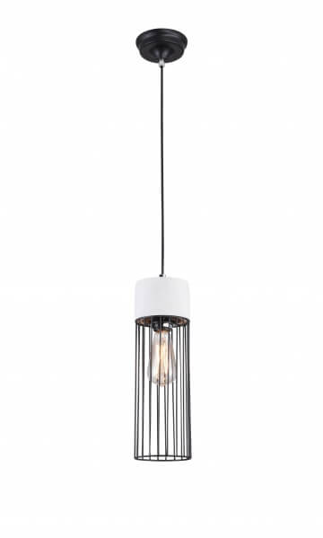 BETHEL LIGHT GREY CEMENT FRAME SINGLE PENDANT DU146P4G