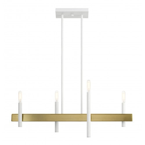 LIVEX LIGHTING Denmark Linear Chandelier 49334-03