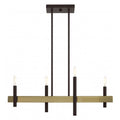 LIVEX LIGHTING Denmark Linear Chandelier 49334-07