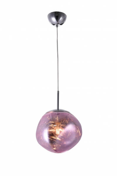 BETHEL PINK ORB ACRYLIC SINGLE PENDANT DU136P11P