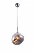 BETHEL CHROME ORB ACRYLIC SINGLE PENDANT DU136P11CH