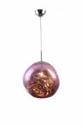 BETHEL PENDANT PINK ACRYLIC ORB DU137P15P