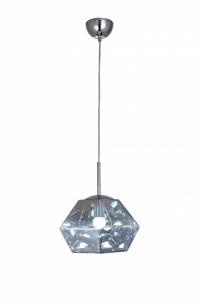 BETHEL SMOKE ACRYLIC SHADE SINGLE PENDANT DU134P11CH