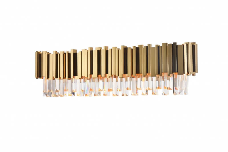 BETHEL WALL SCONCE WITH HANGING CLEAR CRYSTAL MU105W30G
