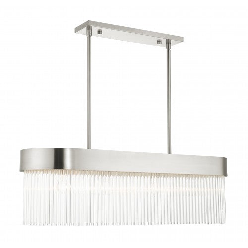 LIVEX LIGHTING Norwich Linear Chandelier 49826-91