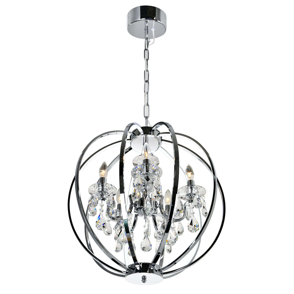 CWI LIGHTING  ABIA 5-LIGHT CHANDELIER 5025P22C-5