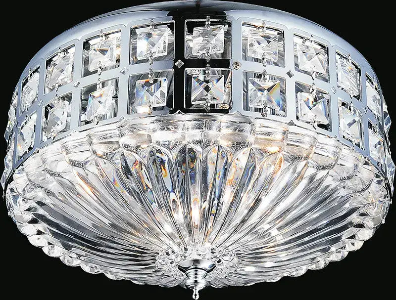 CWI LIGHTING  BLOOME 4-LIGHT FLUSH MOUNT 5039C13C