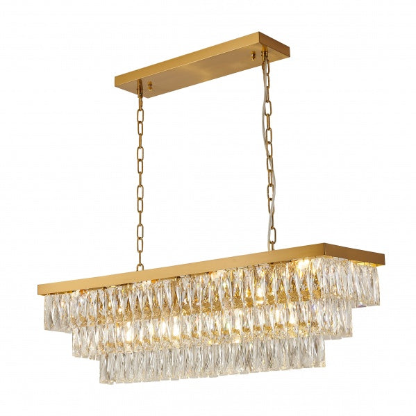 BETHEL OC33C38G Linear Chandelier