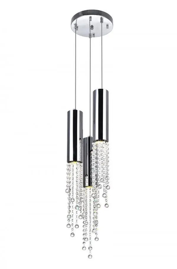 CWI LIGHTING EXTENDED 3-LIGHT PENDANT 5081P10C-R
