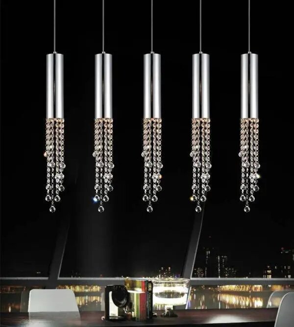 CWI LIGHTING EXTENDED 5-LIGHT CHANDELIER 5081P40C-RC
