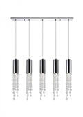 CWI LIGHTING EXTENDED 5-LIGHT CHANDELIER 5081P40C-RC
