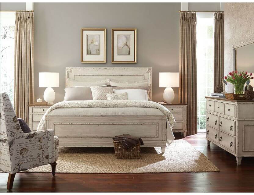 AMERICAN DREW SOUTHBURY PANEL KING BED 513-306R