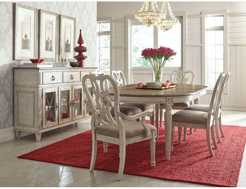 AMERICAN DREW SOUTHBURY CORTONA ARM DINING CHAIR 513-637 SET OF TWO