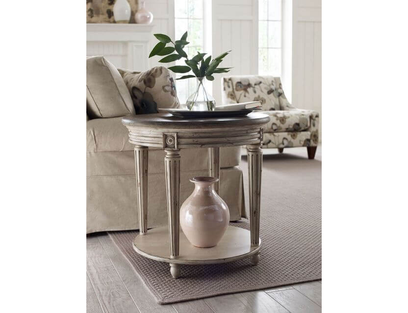 AMERICAN DREW SOUTHBURY ROUND END TABLE 513-916