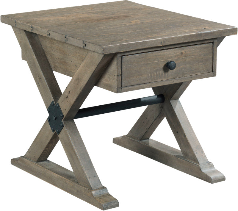 HAMMARY TRESTLE DRAWER END TABLE 523915