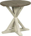 HAMMARY TRESTLE ROUND END TABLE 523918W