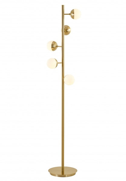 BETHEL BRASS PLATED FLOOR LAMP AV73F13BR