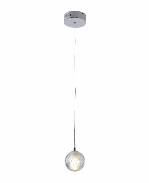 BETHEL CLEAR BUBBLE CRYSTAL SINGLE PENDANT FT65P4C