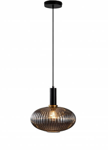 BETHEL SMOKE SHADE SINGLE PENDANT  GL322P11B