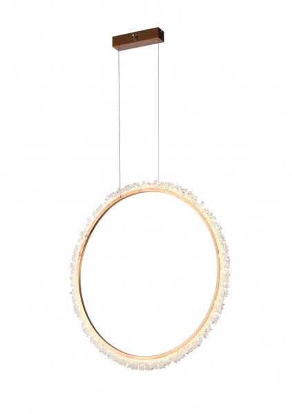 BETHEL GOLD FRAME LED CHANDELIER  GL302C31G