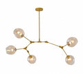 BETHEL GOLD METAL FRAME CHANDELIER DLS56C59G