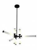 BETHEL LED BLACK ALUMINIUM FRAME CHANDELIER ZD25C43CO