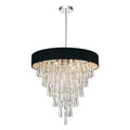 CWI LIGHTING FRANCA 8-LIGHT CHANDELIER 5523P22C (Black)