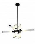 BETHEL LED BLACK ALUMINIUM FRAME CHANDELIER ZD26C45CO