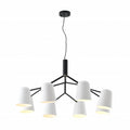BETHEL WHITE ALUMINIUM CUP CHANDELIER DLS87C37W