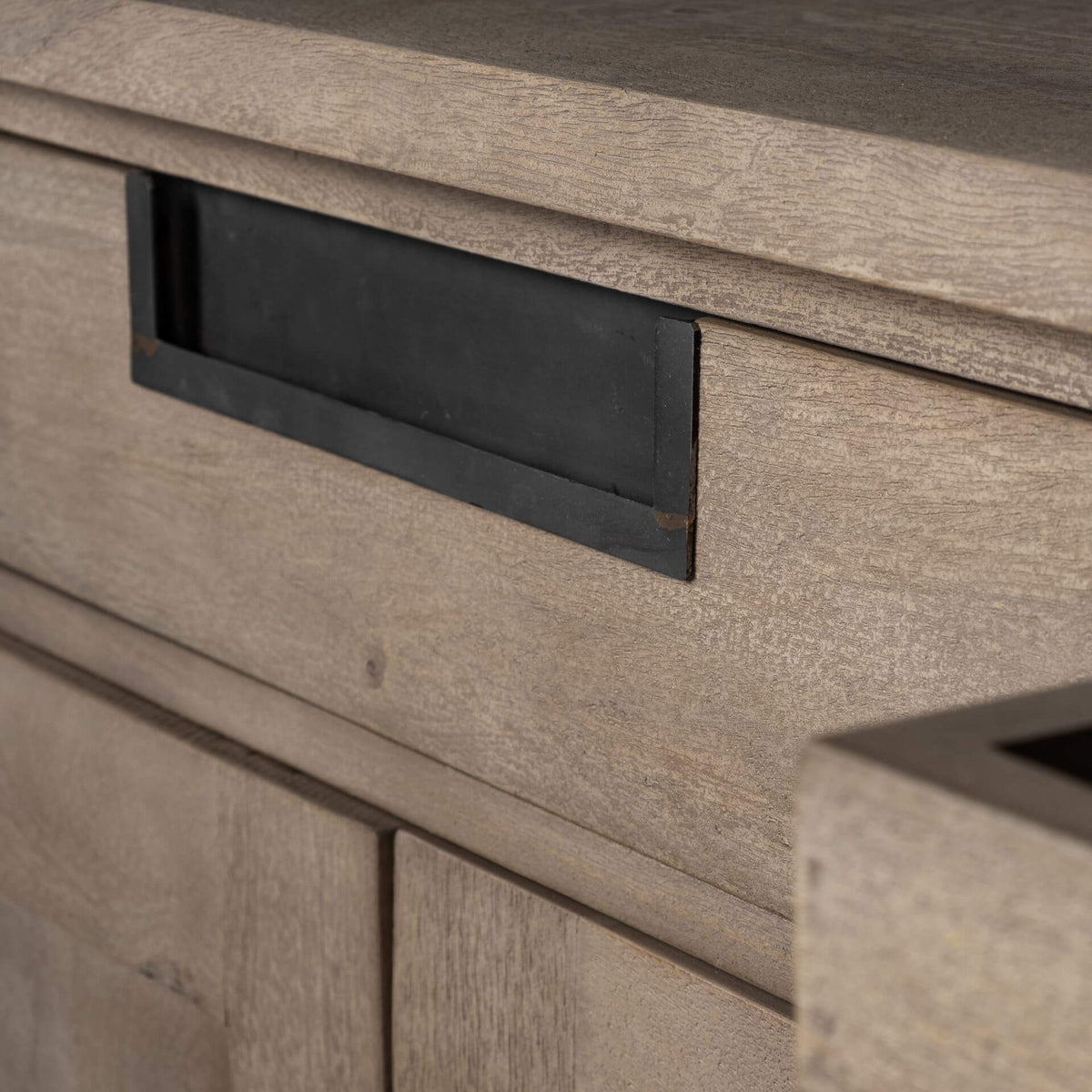 MERCANA BRAXTON NATURAL SOLID WOOD SIDEBOARD 68204