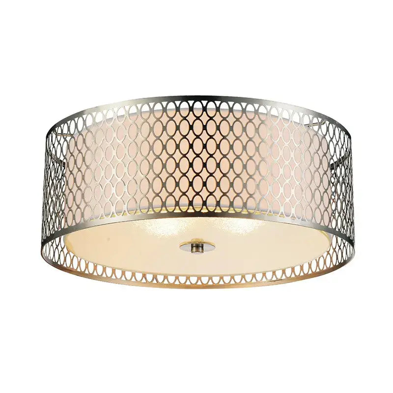 CWI LIGHTING MIKAYLA 3-LIGHT FLUSH MOUNT 5555C17SN